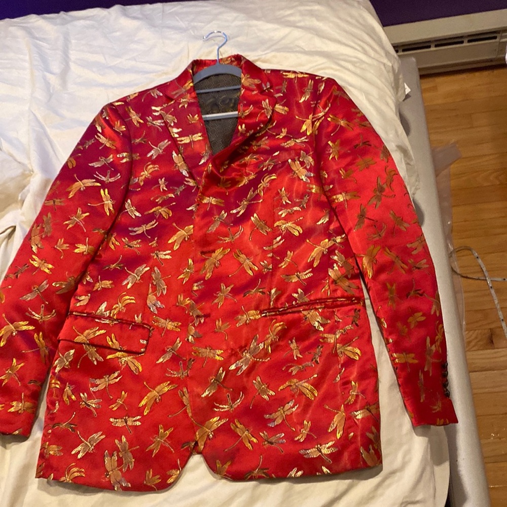 Nice red with gold firefly’s suit